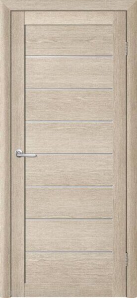 Дверь Альберо (Фрегат) Trend Doors T-1 акация кремовая ecotex со стеклом мателюкс