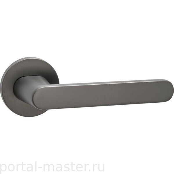 Дверная ручка PUERTO Фрапе, серия SLIM, матовый черный никель INAL 545-06 slim MBN